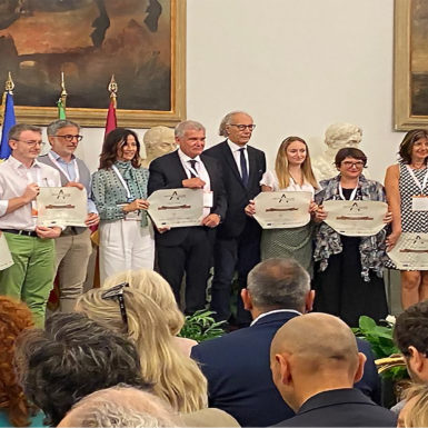 Immagini dell'evento di premiazione